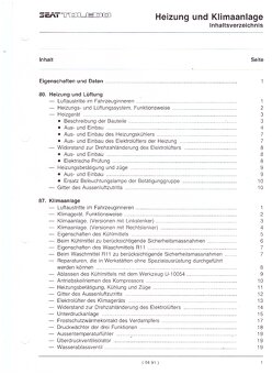dielenská príručka SEAT TOLEDO 1991 -, 3. zväzok - 5