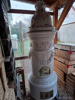 Kachlova pec starozitná - 5