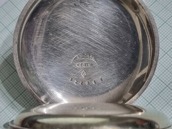 Veľké,strieborné vreckové hodinky. - 5