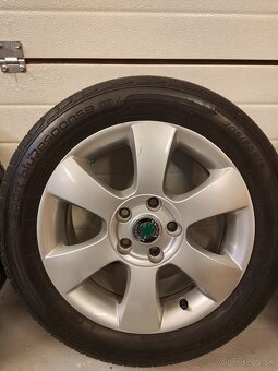 205/55 R16 letné pneu + alu disky - 5