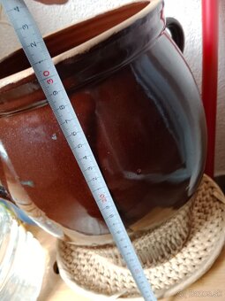 Hlinená glazovaná nádoba - 5