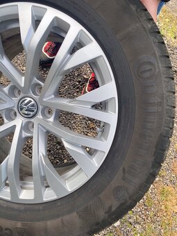 R18 Originál sada diskov s pneumatikami na Touareg III - 5