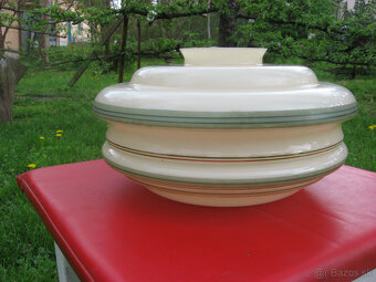 Retro slonovinové tienidlo ,,ufo,, - 5