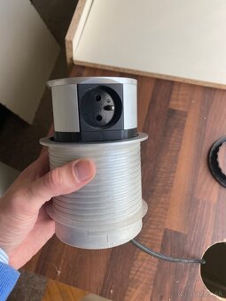 Rohová rustikálna kuchynska linka + komoda + barový pult - 5