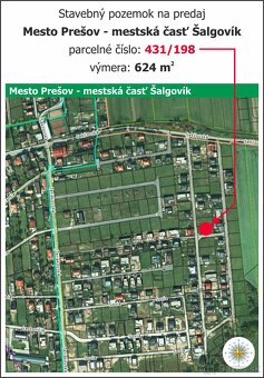 Lukratívny stavebný pozemok | 624 m² - Prešov - 5