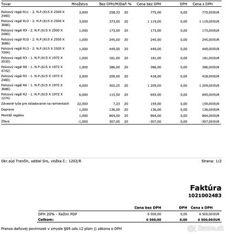 Skladové Regále REGALSISTEM - 5