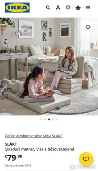 Ikea SLÄKT Skladací matrac - 5