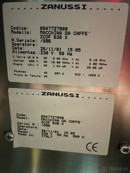 Kávovar Zanussi - 5