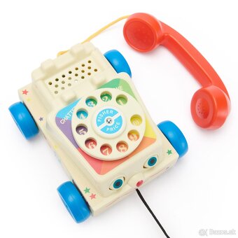 Telefón TOY STORY  Fisher Price retro telephone hračka - 5