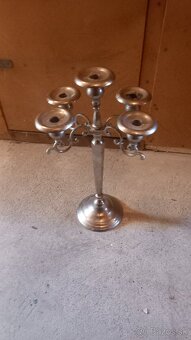 Mosadzny telefón svietnik iky kočiarik. - 5