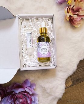 Luxusný darčekový set - olej na telo a balzam na pery LEVAND - 5