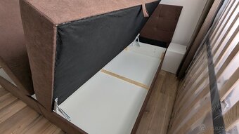 Manželská posteľ 180x200 s ukladacim priestorom - 5
