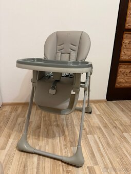 KINDERKRAFT Stolička jedálenská Yummy Grey - 5