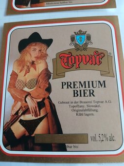 Žena na pivných etiketa. - 5