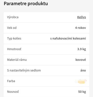 detské odražadlo Kellys - 5