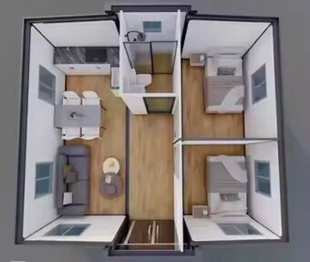 Rozkladací kontajnerový dom (37m²) - 5