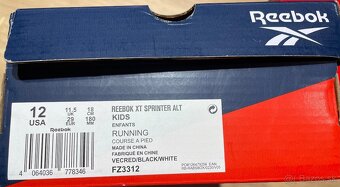 Červené športové tenisky Reebok 29 - 5