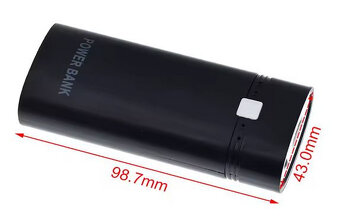 Predám power banky do vrecka - vymeniteľné li-ion 18650 - 5