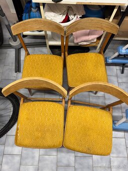 Retro stôl a stoličky - 5