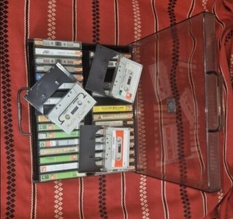 MC Kazety  BASF  SANYO PHILIPS s obalmi kufor na kazety - 5