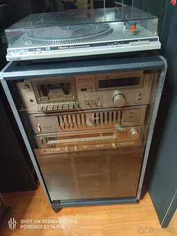 Vintage Technics zostava + gramafon Technics - 5