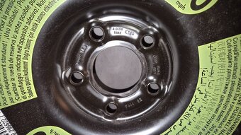 Predám dojazdovú rezervu originál Audi 125/70 R19, ET29 - 5