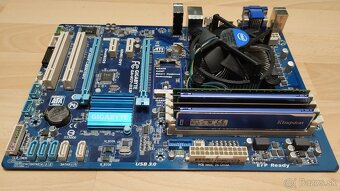 Predám základnú dosku Intel Gigabyte GA-H77-DS3H - 5