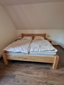 Jaseňová manželská postel nepoužitá - 5