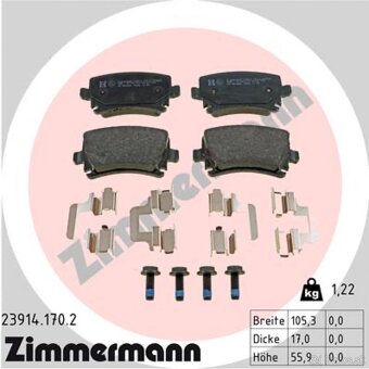 Audi, brzdové kotúče,platničky,ZIMMERMANN,komplet sada. - 5