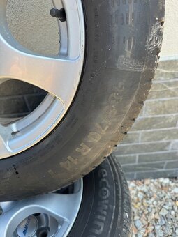 Hliníkové disky Alutec 4x100 r14 + letné 185/70 r14 6mm - 5
