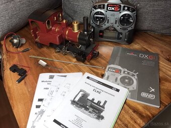 Skutočná parná lokomotíva na uhlie, rozchod 2 m, 45 mm - 5