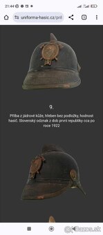 Predám starú vzácnu hasičskú helmu zo začiatku 20 rokov - 5