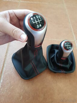 Kožena radiaca paka VW GTD s červenou niťou - 5