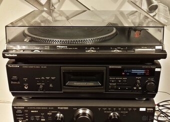 Zostava TECHNICS gramofon, tape deck, receiver, 5x CD = X03 - 5