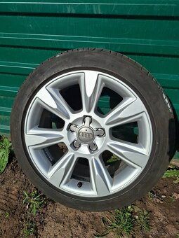 Elektrony audi Ronal 5x112 R17+pneumatiky 6mm Michelin letné - 5