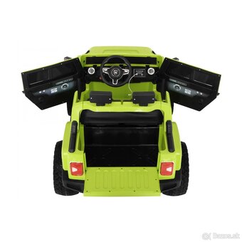 Elektrické autíčko Mighty Jeep, 4x4 dvojmiestne - 5