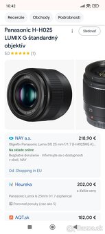 Panasonic Lumix G 25mm f/1.7 - 5