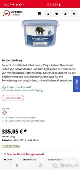 Caparol vápenná fasádna  farba - historická - 5