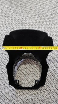 predný štít čierna lesklá a matná nové - 5