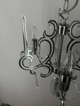 💡 Moderný Chrómový Luster s Akrylovými Kryštálmi 💥 - 5