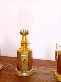 REZERVE - Predám - Staré petrolejové lampy PIGEON LAMP - 5