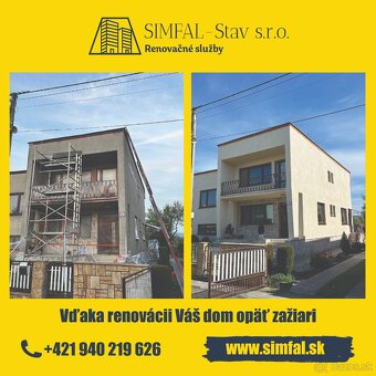 Renovačné Služby: Čistenie, Maľovanie Fasád a Striech - 5