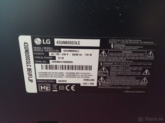LCD TELEVIZE LG 43 PALCŮ PLNĚ FUNKČNÍ, DÁM ZÁRUKU - 5