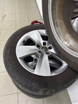 alu disky + pneu Skoda 205/55 R16 - 5