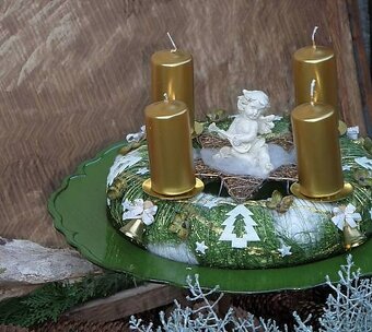 adventný veniec: - 5