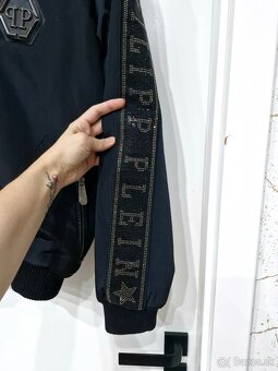 NOVA Philipp Plein panska logivana zimna bunda s kamienkami - 5