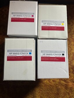 Toner HP M452 - CF410X, CF411X, CF412X, CF413X - 5