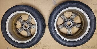 5x100 R16 3kusy AL disky + 4x pneu - 5