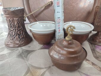 Medený set na kávu 40€ - 5