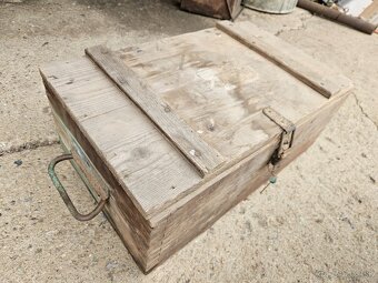 Vojenska drevena krabica bedňa 8. - 5